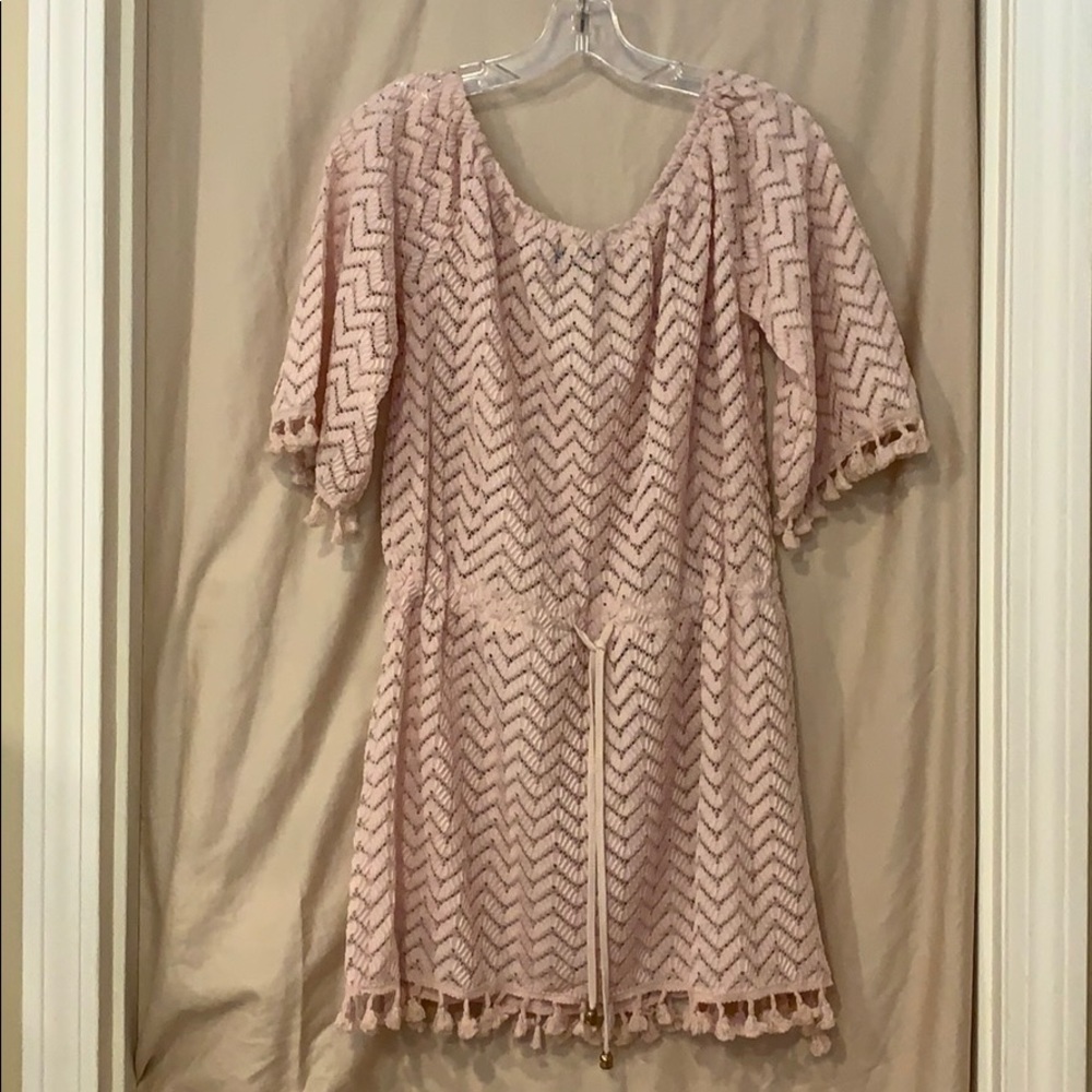 light pink cover up